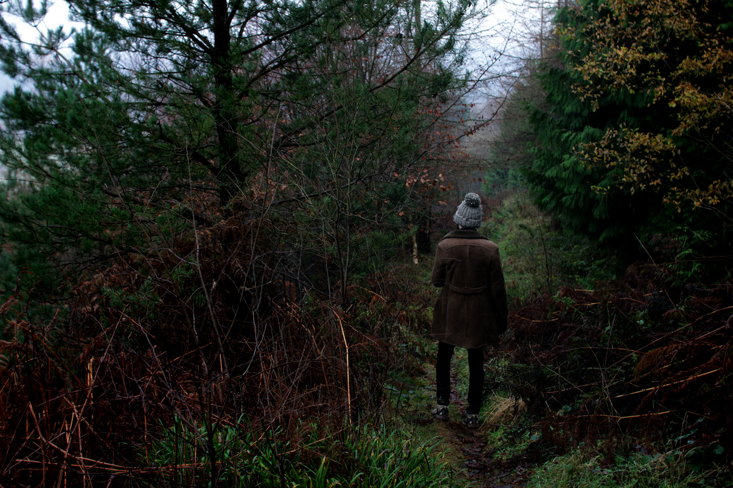 Fashion editorial photo, Dalby Forest, Yorkshire Moors