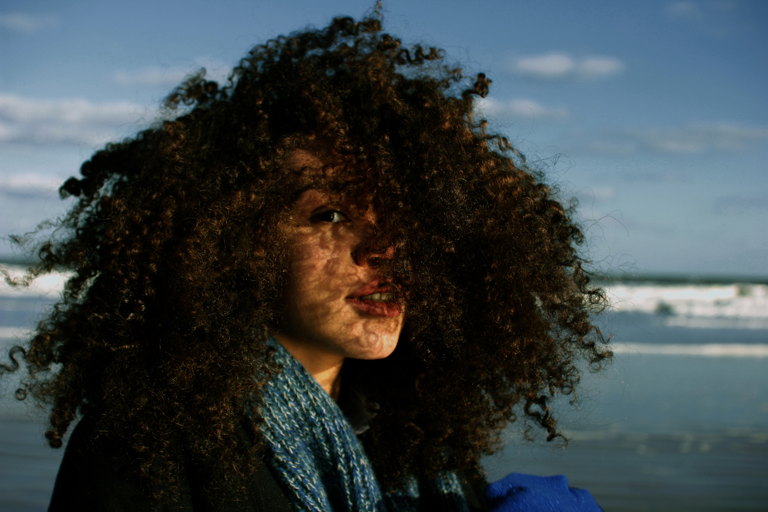 Model beauty photography for Vogue Beauty